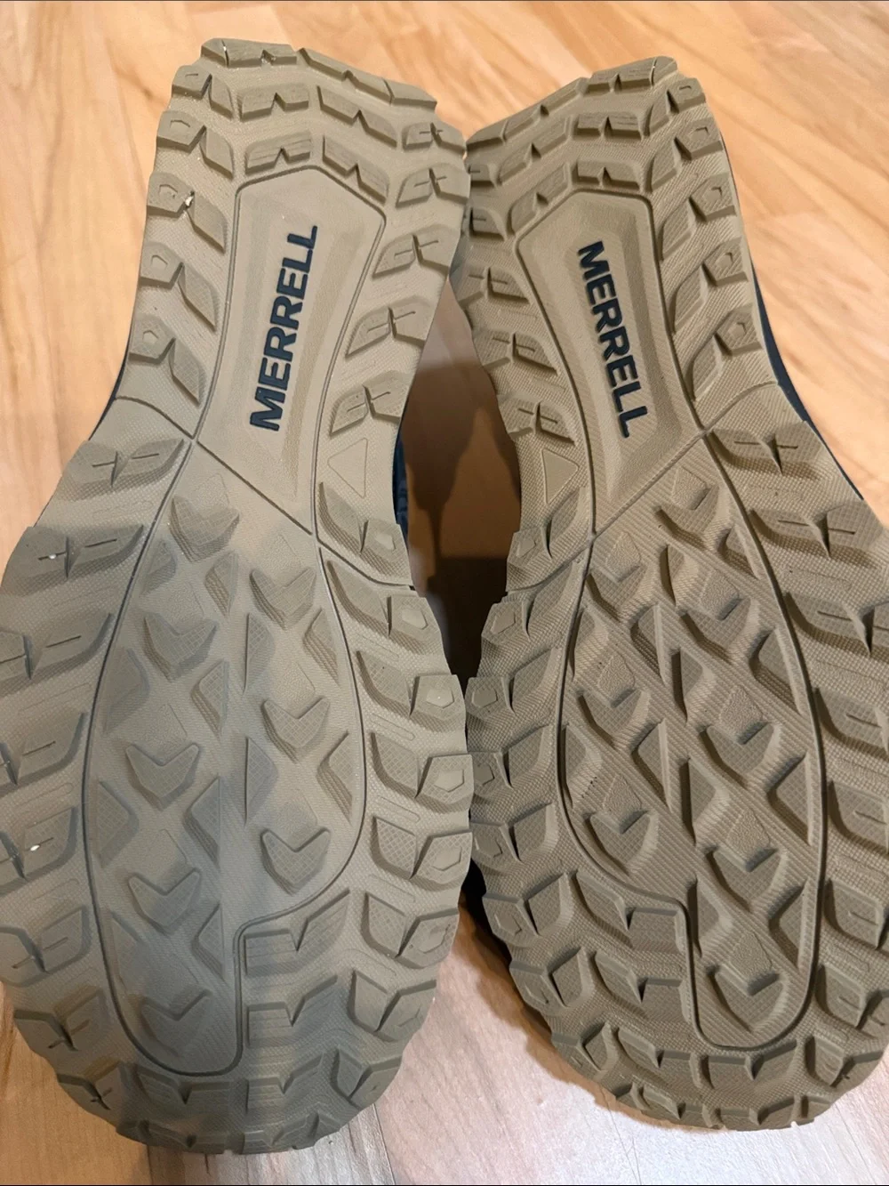 Merrell Men’s Black Slip-On Water Shoes with Orange Pull Tabs